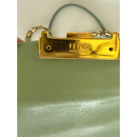 Fendi Leather Mini Be Baguette Bag - Picture 9 of 12